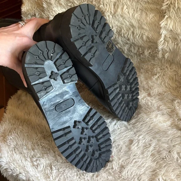 LEGRES Style 11 Laceup Leather Knee Boots - Picture 9 of 10